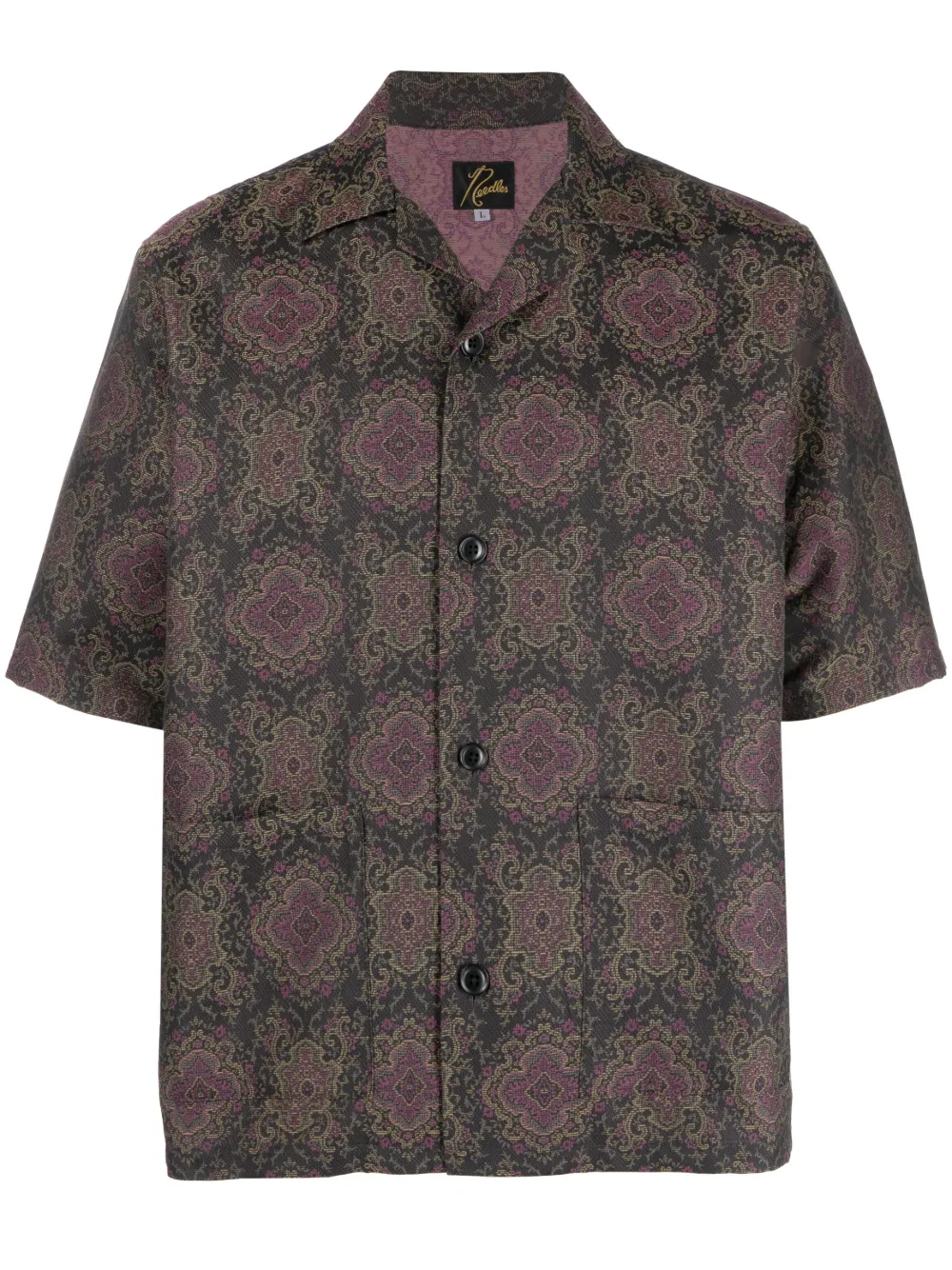 Needles Black Cabana Shirt | ModeSens