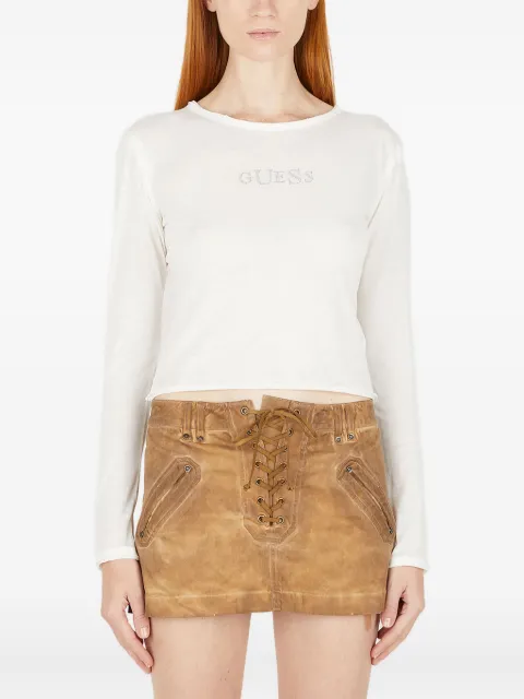 GUESS USA logo-appliqué T-shirt