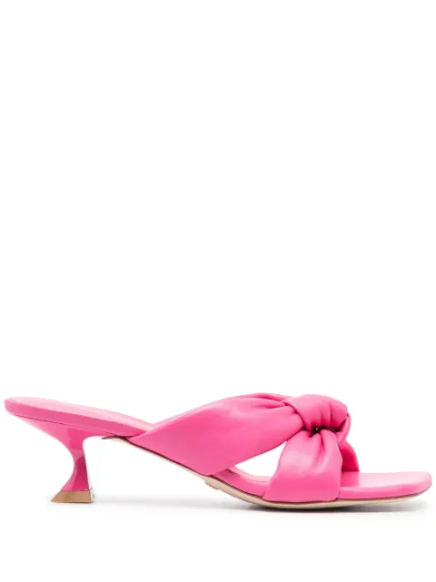 Stuart Weitzman slip-on square-toe sandals