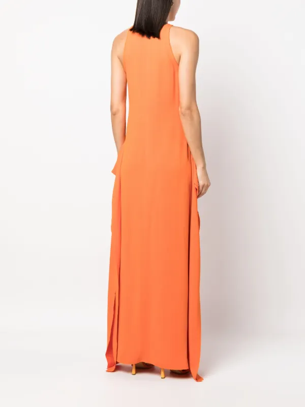 【関税&送料込】Lanvin Dress Lanvin Draped Dress | Brown | FARFETCH