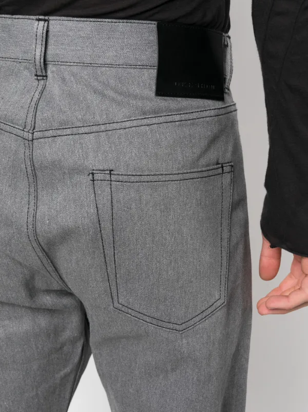 Rick Owens DRKSHDW straight-leg Cotton Jeans | Grey | FARFETCH