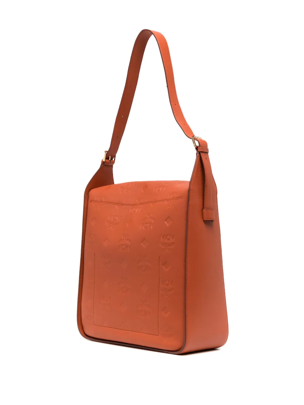 MCM Large Aren Monogram Shoulder Bag Farfetch