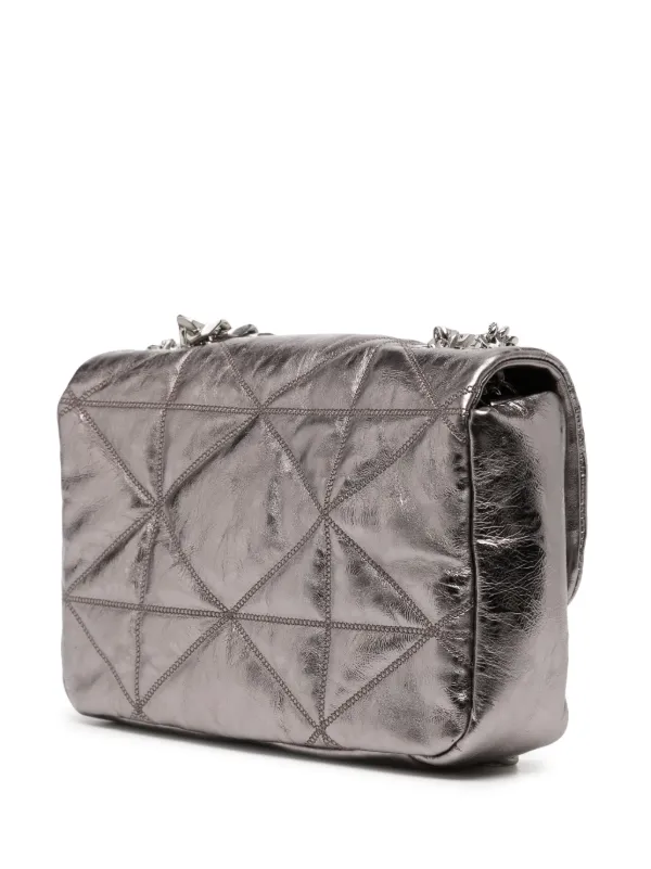 MCM Mini Travia Quilted Shoulder Bag Metallic FARFETCH IE