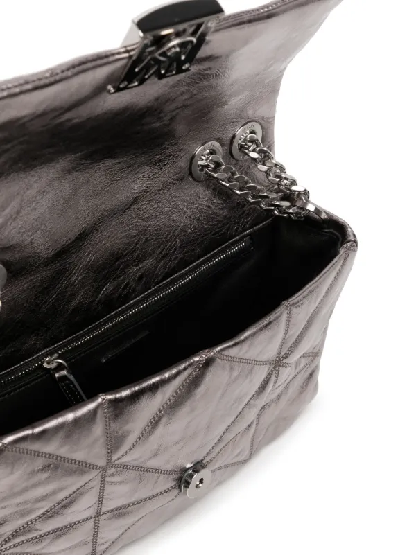 MCM Mini Travia Quilted Shoulder Bag Metallic FARFETCH IE