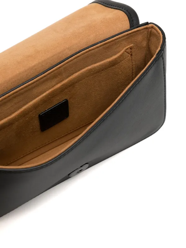 MCM Mini Aren Leather Messenger Bag Farfetch