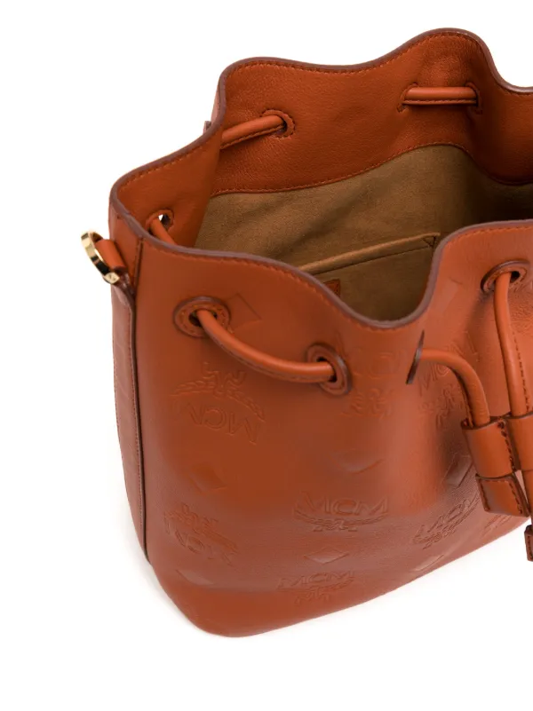 MCM Medium Dessau Monogram Bucket Bag Farfetch