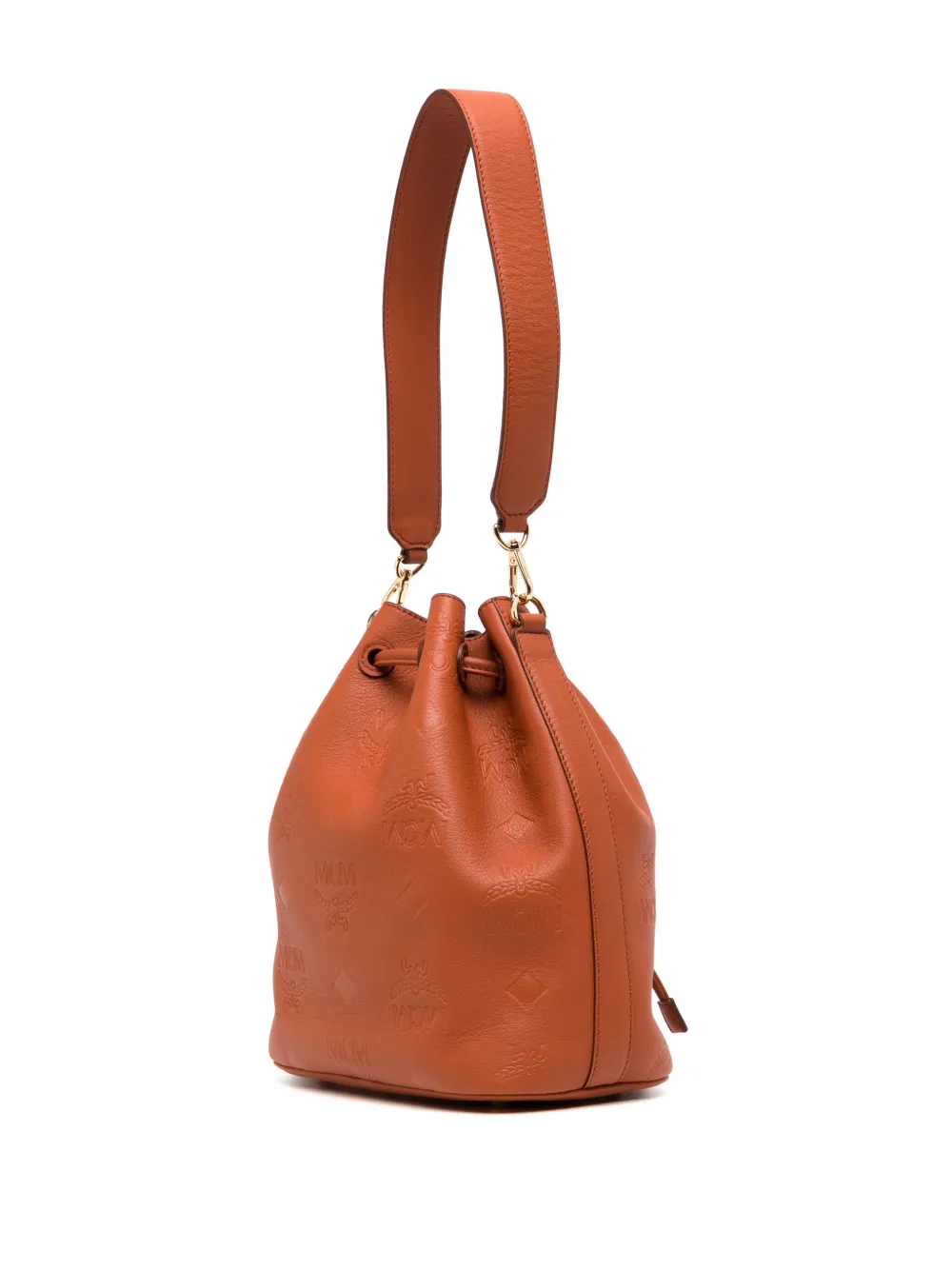 MCM Medium Dessau Monogram Bucket Bag Farfetch