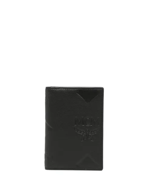 MCM logo-stamp leather wallet 