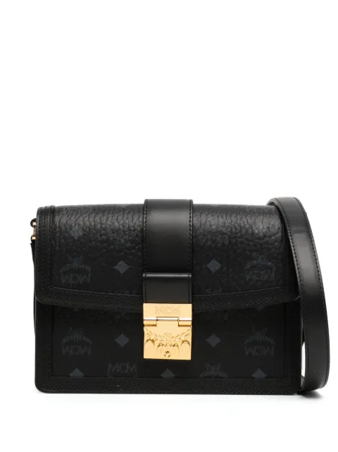 Mcm black crossbody bag clearance