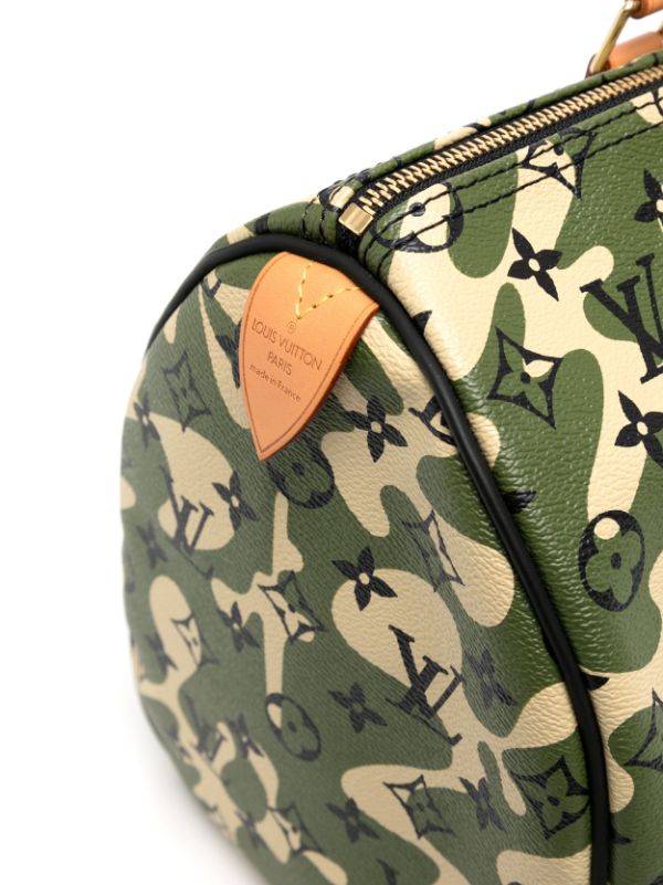 Louis Vuitton Speedy 35 Camouflage Tote - Farfetch