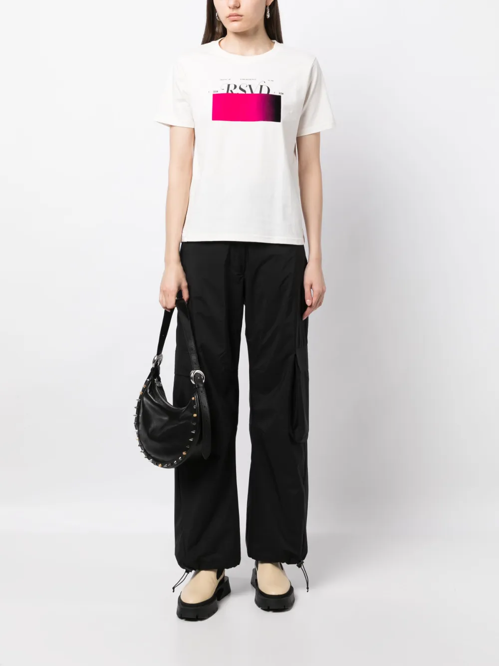 izzue T-shirt met print - Wit