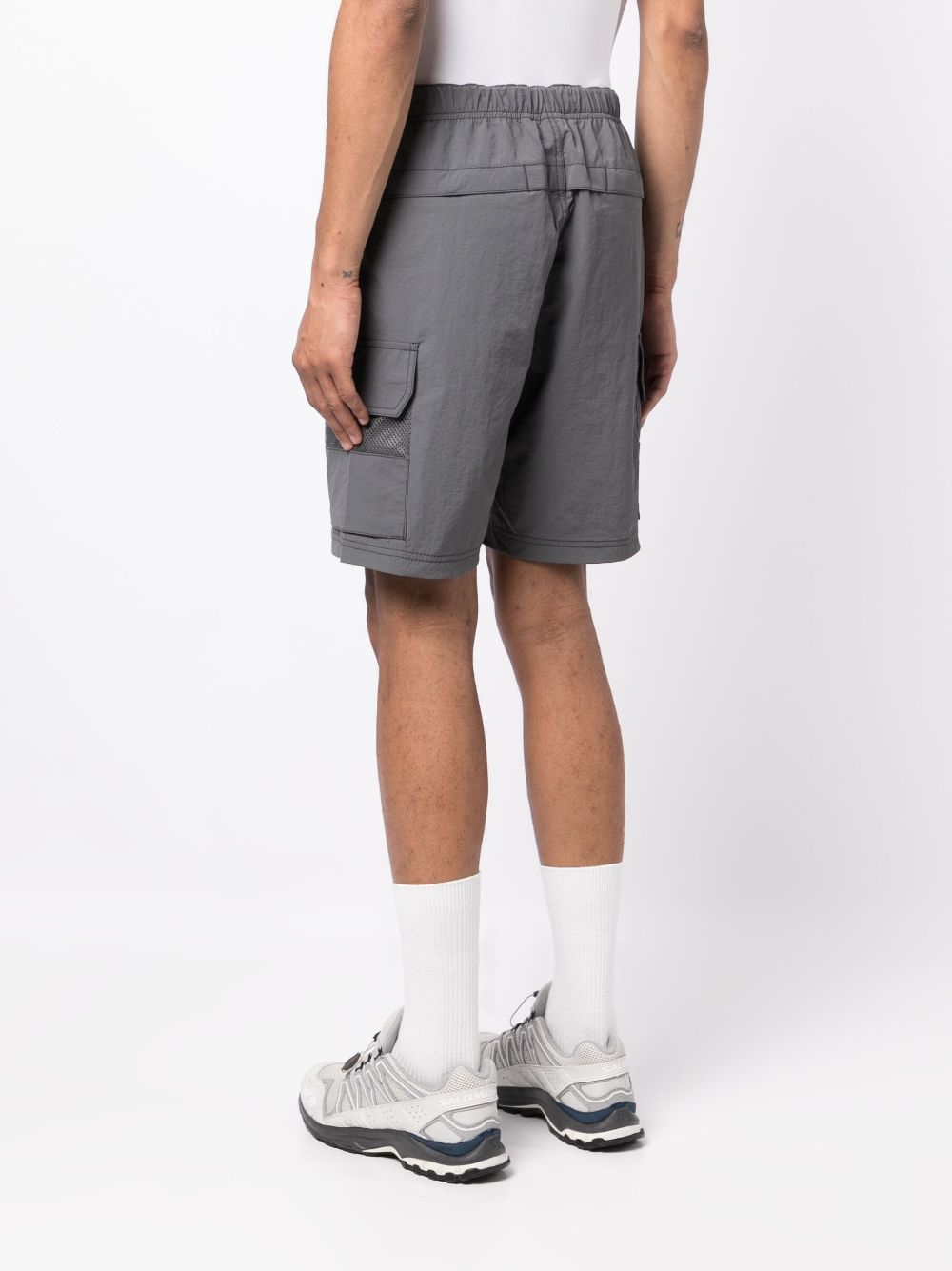 Shop Chocoolate Belted-waist Cargo Shorts In Grau