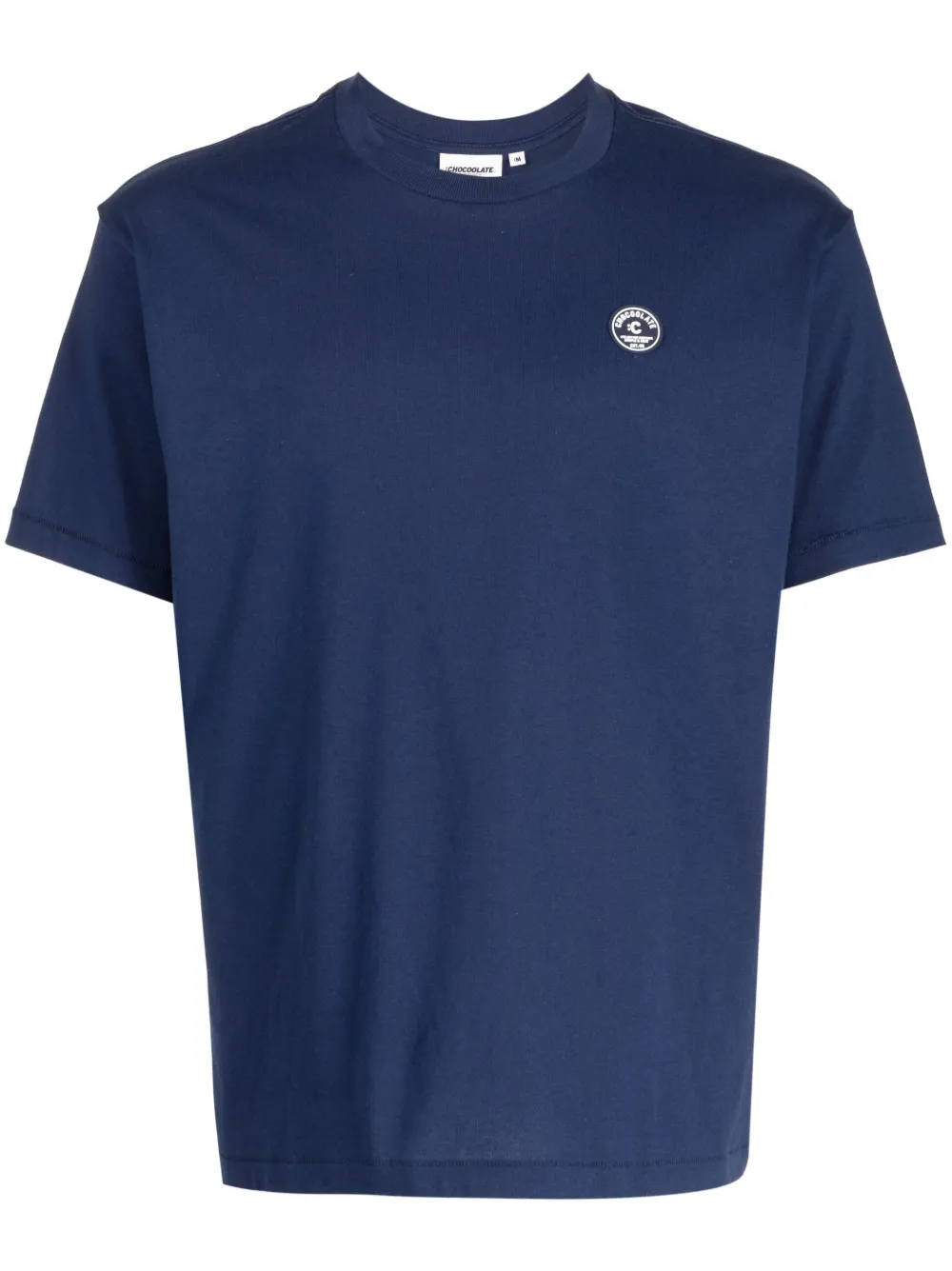 Chocoolate Logo-patch Cotton T-shirt In Blue