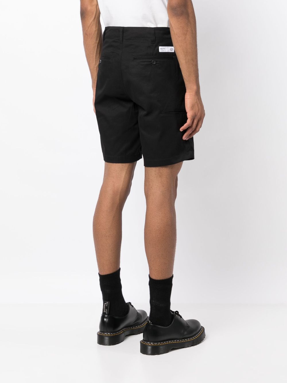 Shop Chocoolate Logo-patch Bermuda Shorts In Black