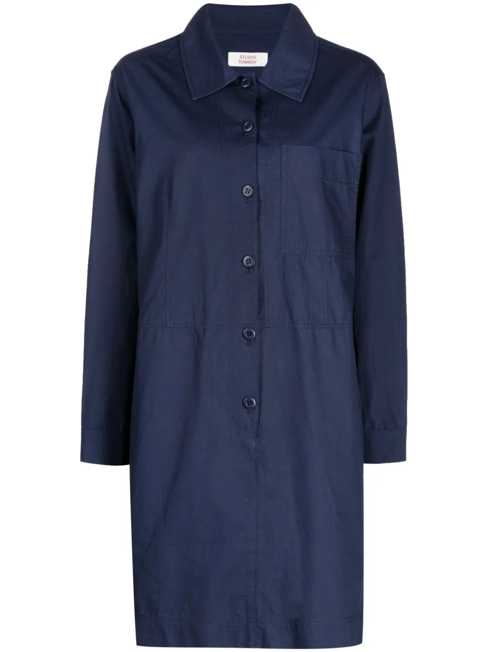 STUDIO TOMBOY spreadcollar Cotton Dress Farfetch