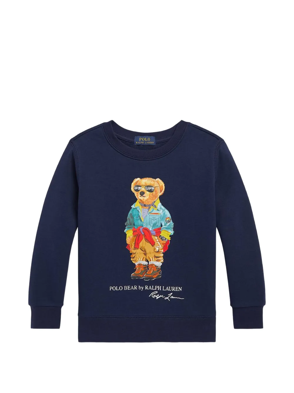 POLO RALPH LAUREN KIDS graphic-print sweatshirt - Blu