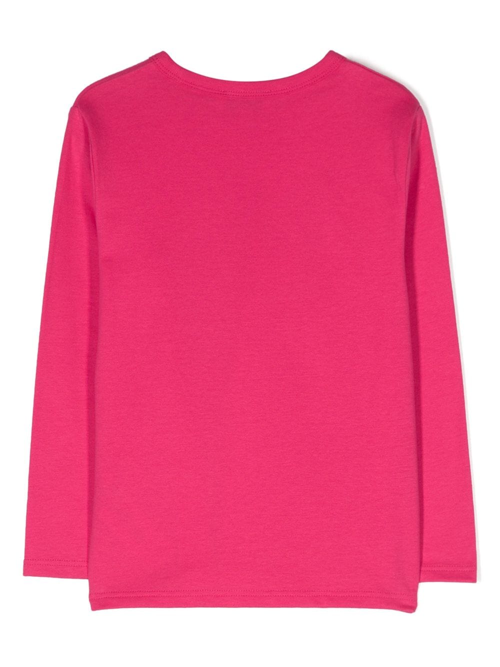 Shop Marc Jacobs Crystal-embellished Cotton Logo T-shirt In Pink
