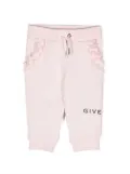 Givenchy Kids logo-print detail track pants - Pink