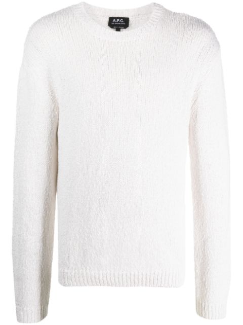 A.P.C. crew-neck knitted jumper Men