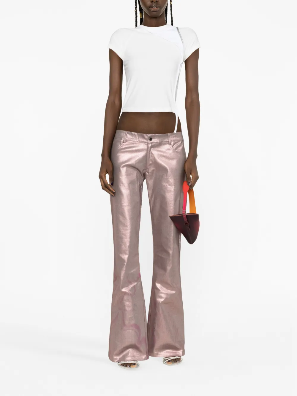 Ottolinger Cropped blouse - Wit