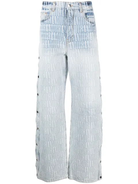 AMIRI Calça jeans Snap-Off de jacquard