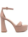 Gianvito Rossi Sheridan 80mm suede sandals - Pink