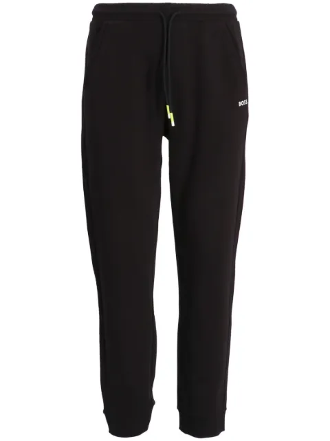 BOSS Calça de moletom com logo bordado