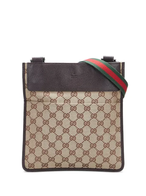Gucci Pre-Owned GG Canvas Web Stripe crossbody bag
