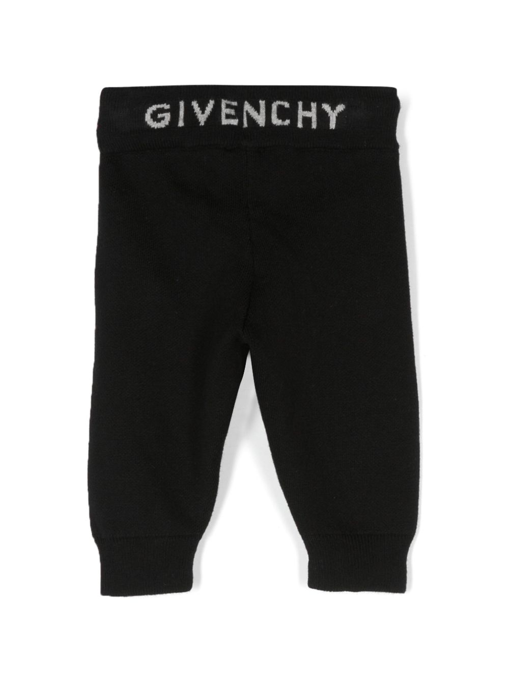 Image 2 of Givenchy Kids logo-print knitted tracksuit trousers