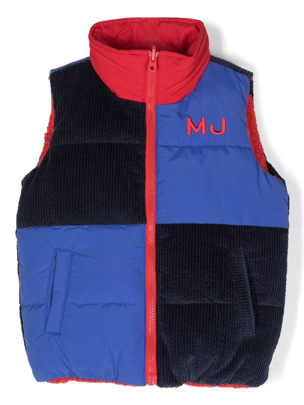 Marc Jacobs Kids colour-block padded gilet - Blue