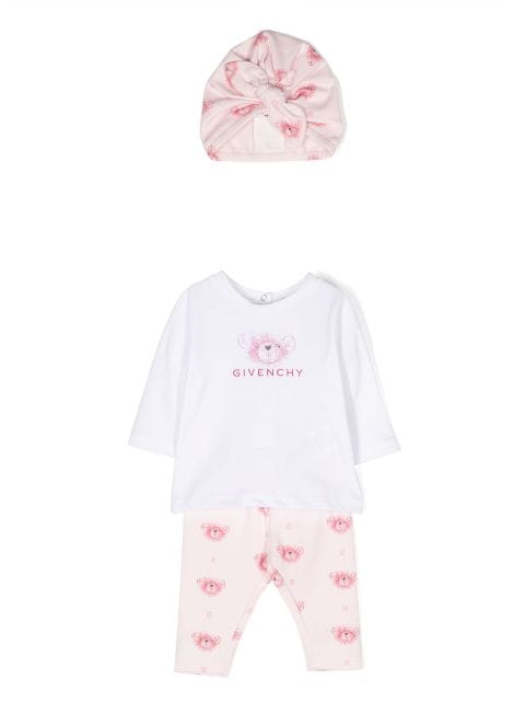 Givenchy Kids logo-print cotton set
