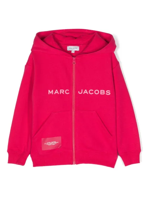 Marc Jacobs Kids logo-print zip-up hoodie