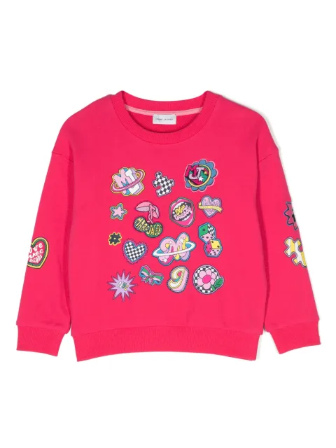 Marc Jacobs Kids embroidered-motif cotton sweatshirt