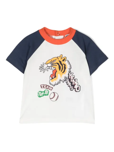 Kenzo Kids graphic-print cotton T-shirt