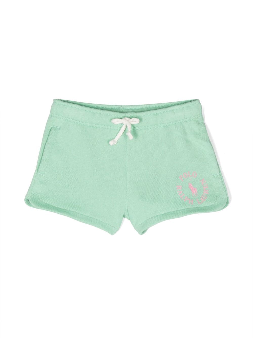 Ralph Lauren Kids logo-print cotton shorts - Green