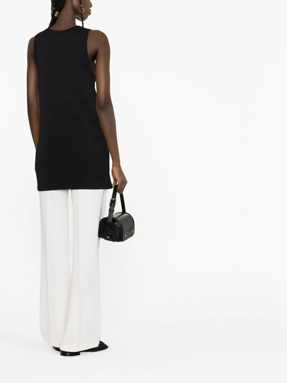 ANN DEMEULEMEESTER COTTON SLEEVESS TOP