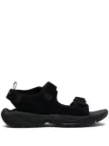 Comme des Garçons Homme logo-print touch-strap sandals - Black