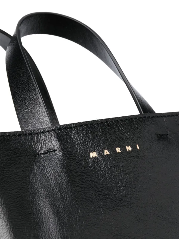 Marni Museo レザーハンドバッグ | ブラック | FARFETCH JP