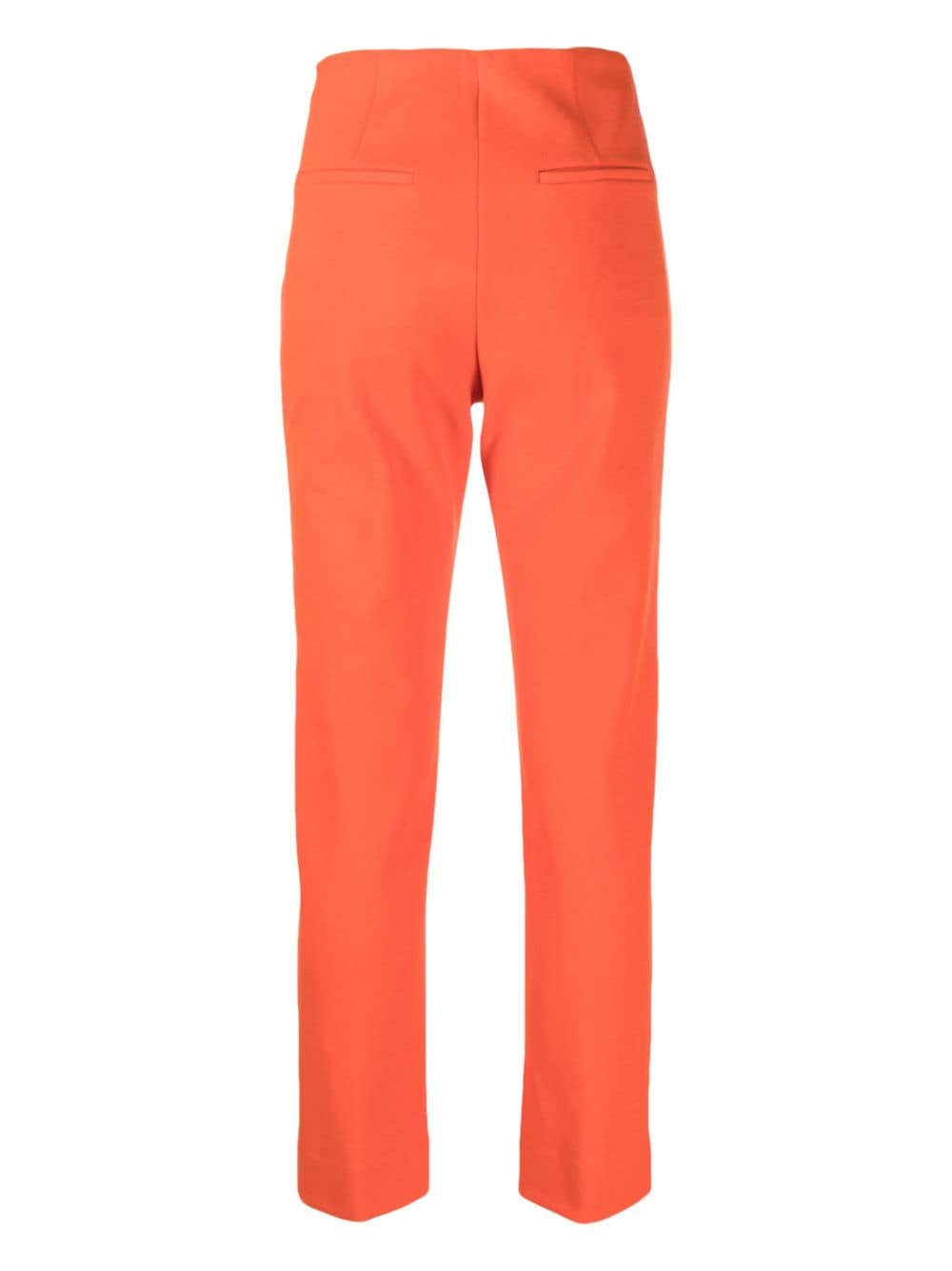 Sportmax pressed-crease straight-leg trousers - Oranje