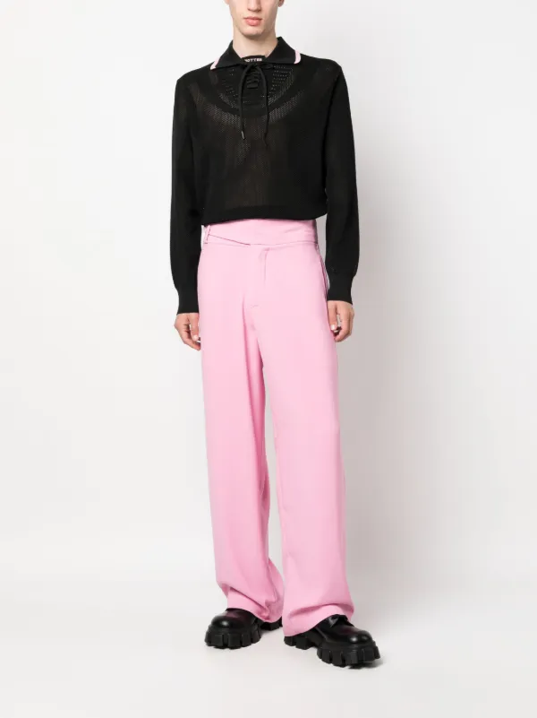 Botter レースアップ ニットポロシャツ | ブラック | FARFETCH JP 