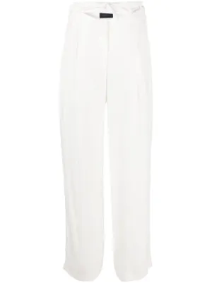 パンツ Eudon Choi High-Waisted Straight-Leg Pants High Waist Pleated Pants by Eudon Choi x RTR | Rent the Runway