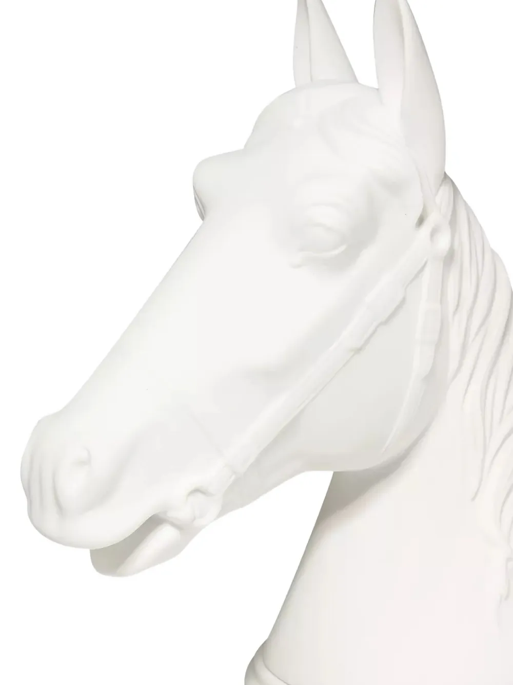 L'objet Horse Bookend In White
