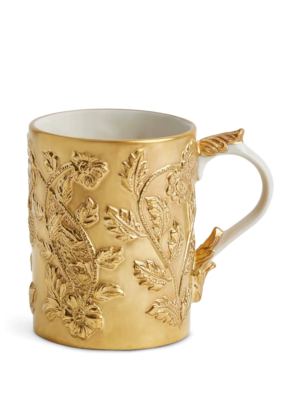 Villari Taormina Porcelain Mug (30cl) In Gold