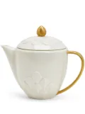 VILLARI Peacock teapot - White