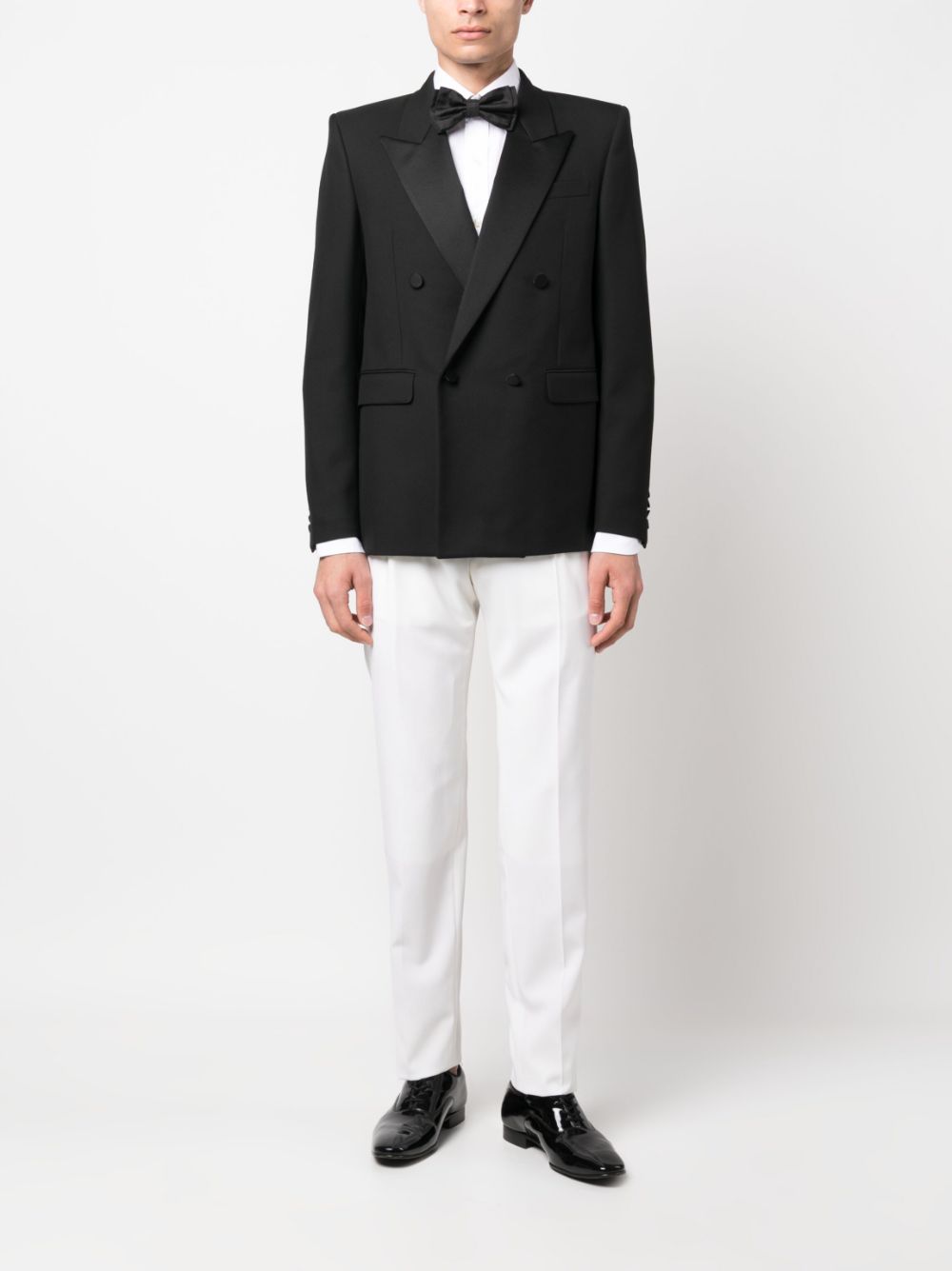 Tagliatore pressed-crease tailored trousers - Wit