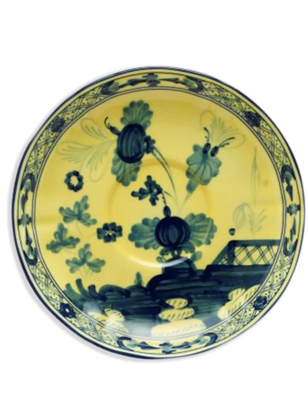 Ginori 1735 Yellow Oriente Italiano Espresso Saucer In G00123900