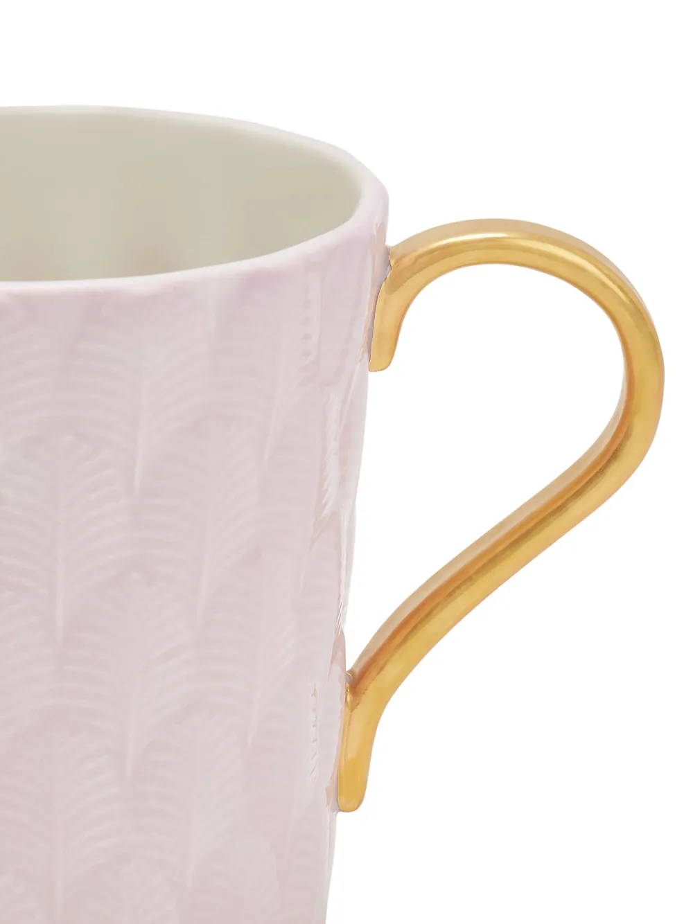 Villari Peacock Mug (10cm X 12cm) In Pink