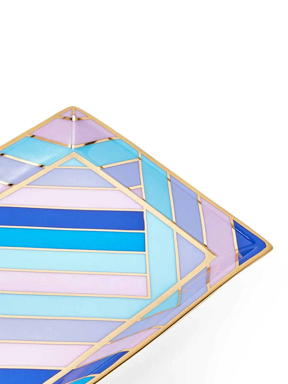 Jonathan Adler Scala Porcelain Trinket Tray In Mehrfarbig