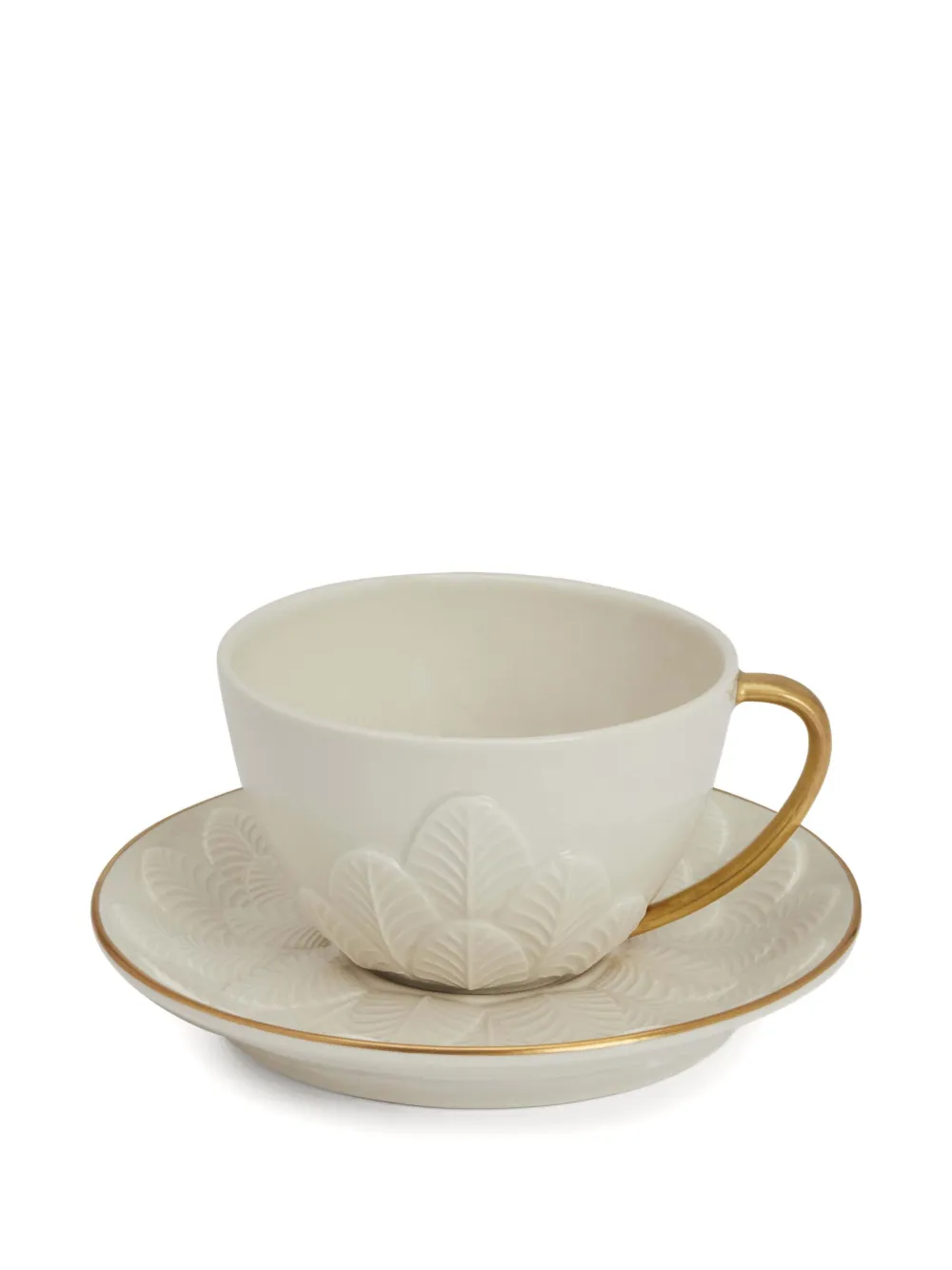 Villari Peacock Set Aus Kaffeetasse Und Untersetzer In Multi