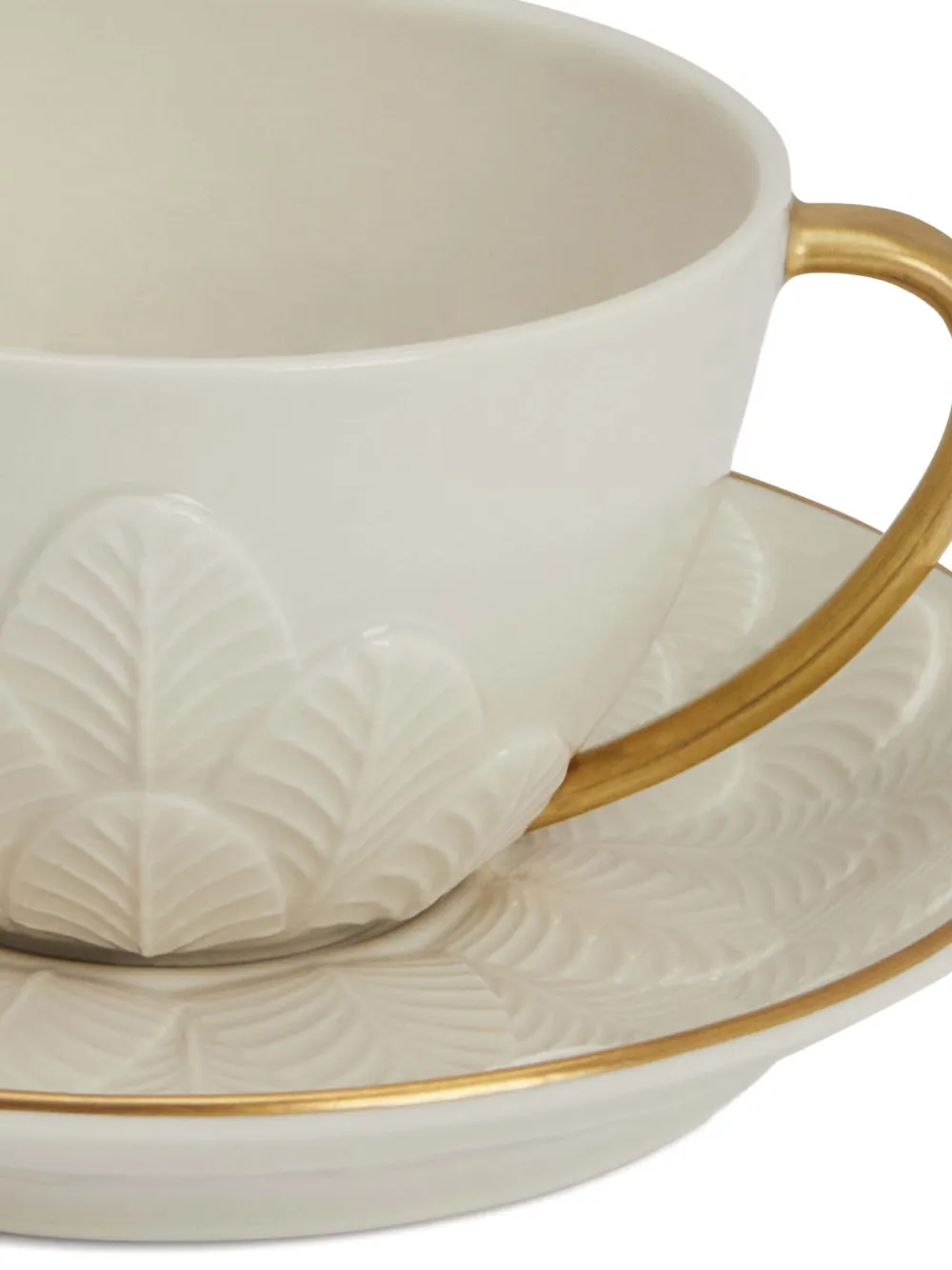 Villari Peacock Set Aus Kaffeetasse Und Untersetzer In Multi